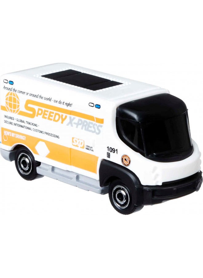 Matchbox Cars, Mbx Electric Drivers 12-Pack, Set of 12 Toy Electric Vehicles in 1:64 Scale, Plastic Free Packaging (Styles May Vary)