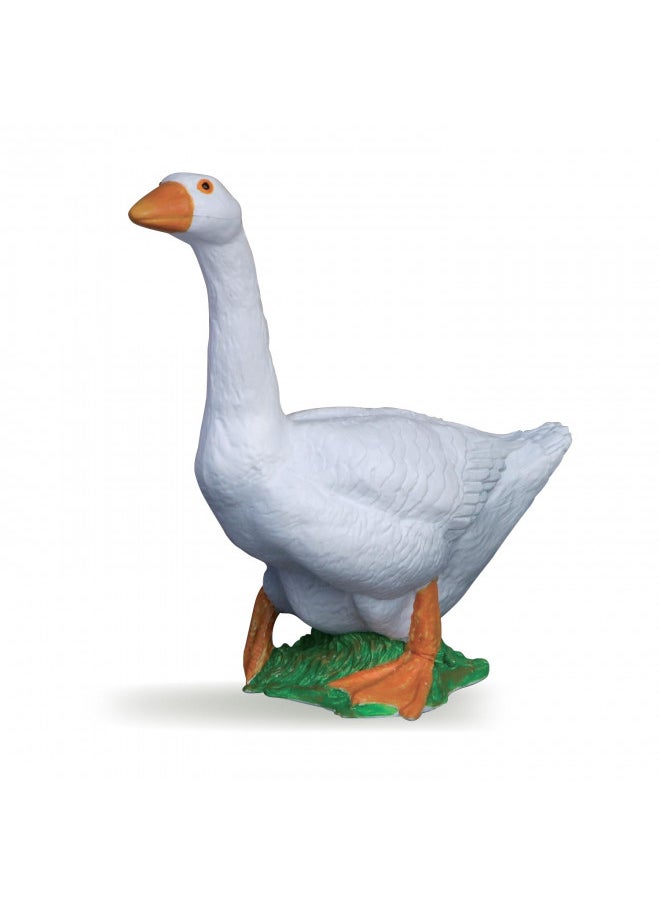 Papo -Hand-Painted - Figurine -Farmyard Friends -White Goose -51061 - Collectible - for Children - Suitable for Boys and Girls - from 3 Years Old