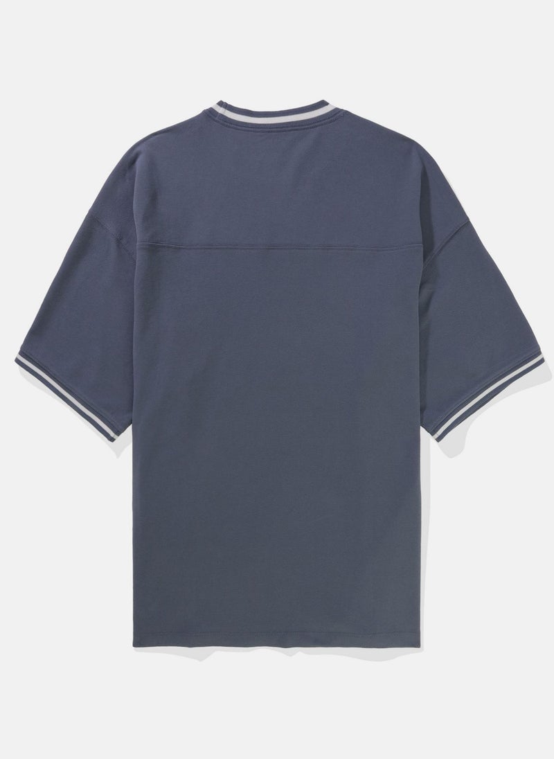 Ringer Pique Crew Neck T-Shirt