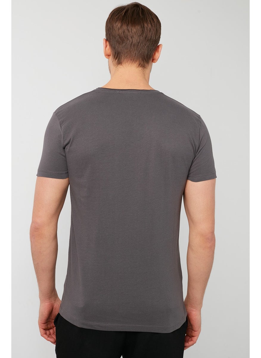 V-Neck Basic T Shirt Men's T Shirt 5412001