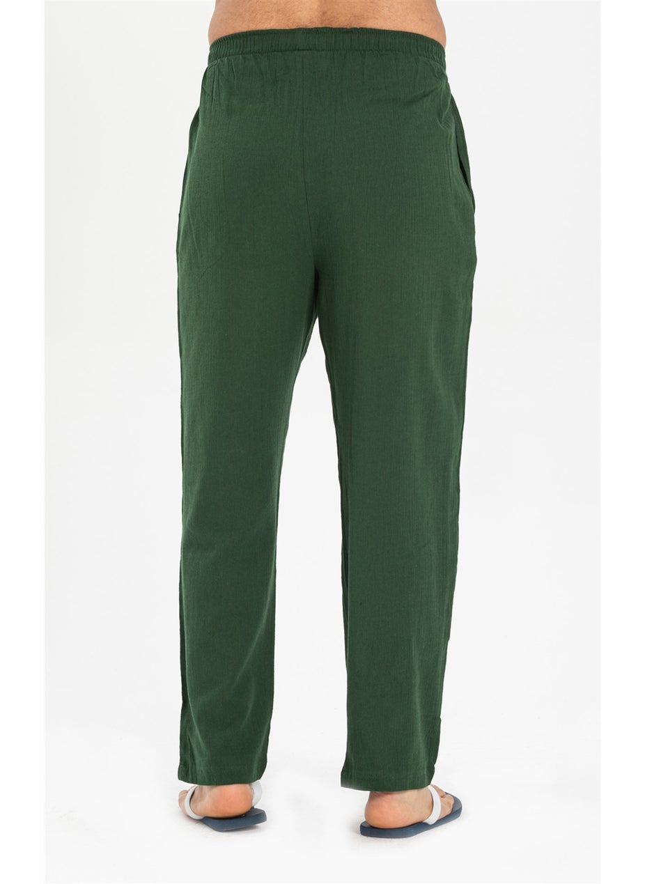 Şile Cloth Men's Shalwar Trousers Green Ysl