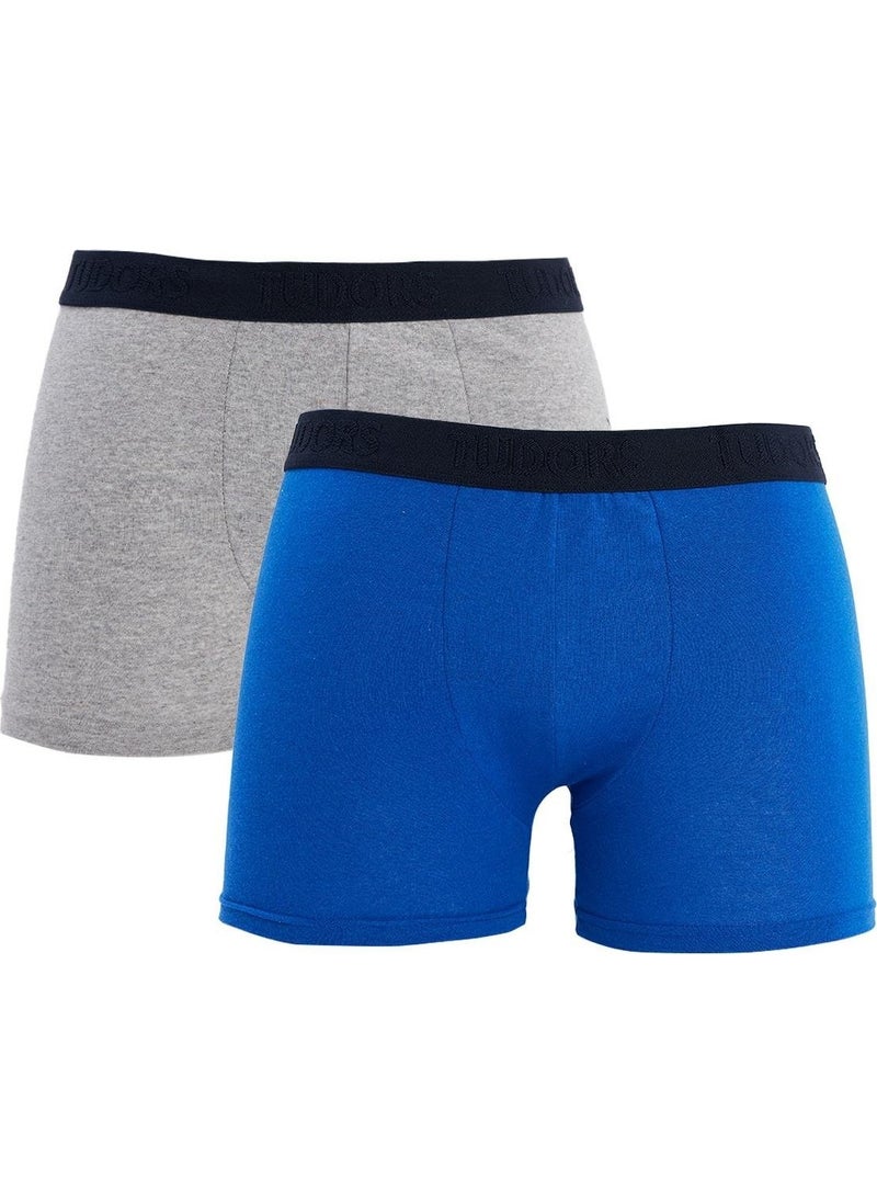Men's 2-Piece Cotton Lycra Flexible Fabric Boxer