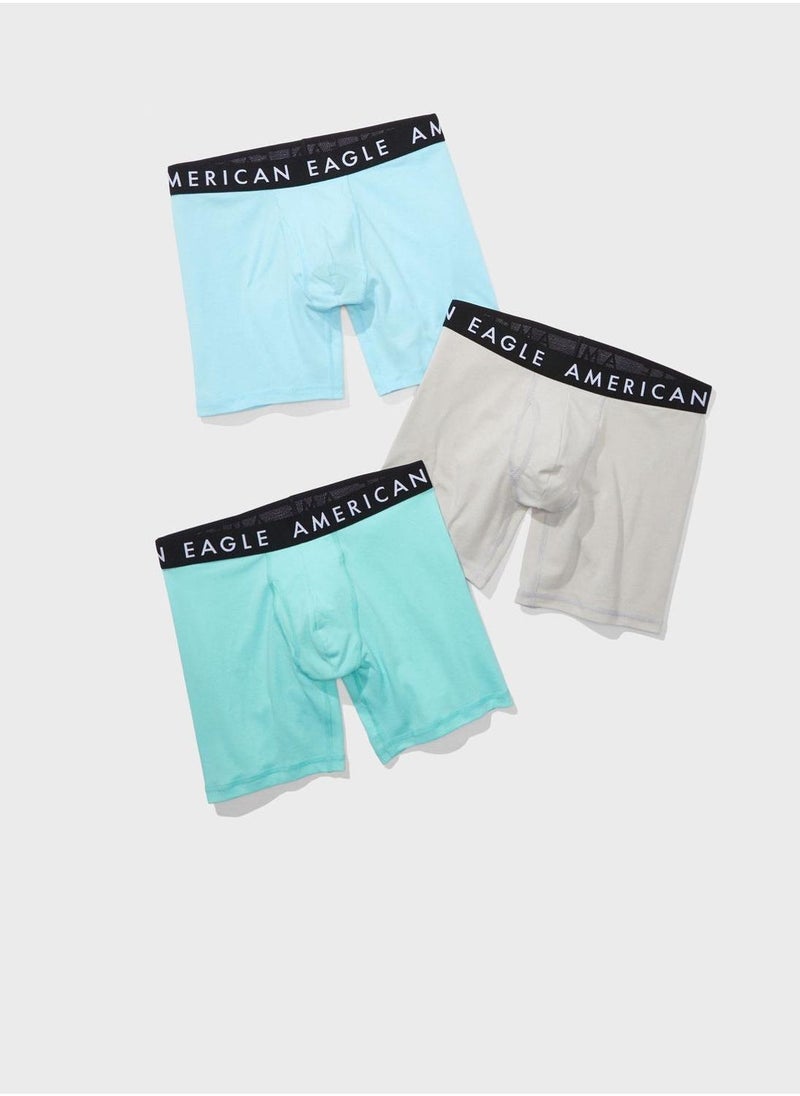 3 Pack Logo Band Trunks