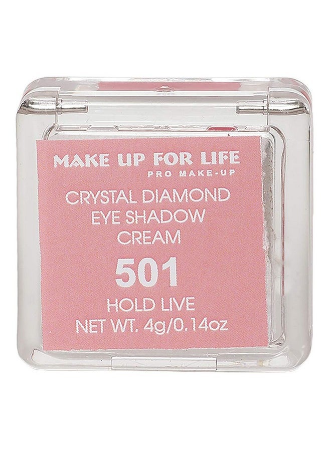 Crystal Diamond Eyeshadow Cream-501, Brown, 4 G