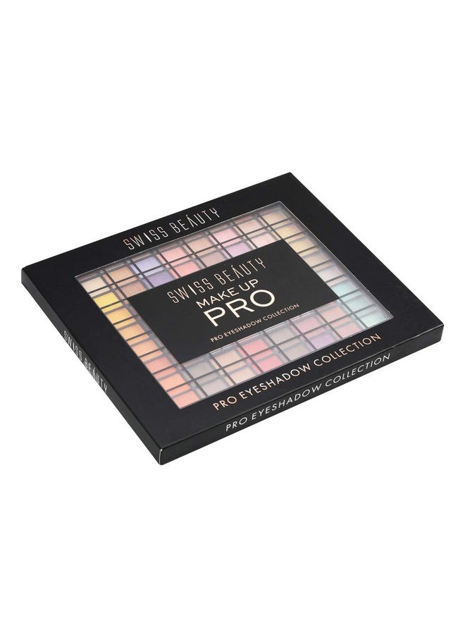 Makeup Pro 100 Colors Eyeshadow Palette Shimmery Finish Long Wearing And Easily Blendable Eye Makeup Palette With Flawless Finish, Multicolor, 80G