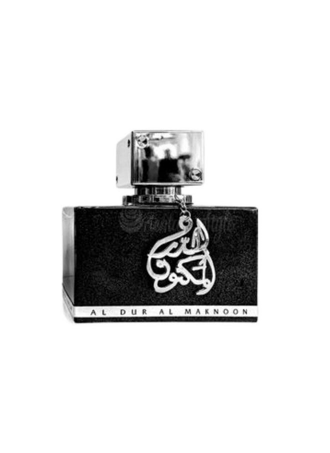 Al Dur Al Maknoon Silver For Men Edp - 100 Ml (3.4 Oz) I Fresh Light Leather With Fruity Accents I Leathery,Musky,Slightly Smoky With A Pleasant Aura I Suitable For Any Occasion I