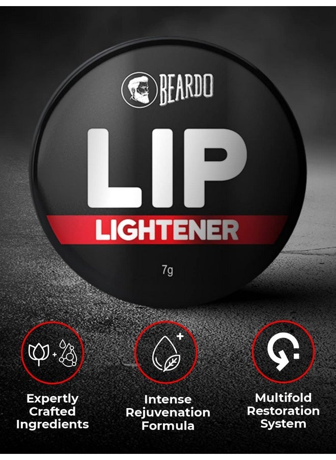 Lip Lightener For Men, 7G | Non Tinted Lip Balm For Men | Lip Balm For Dark Lips | Lip Mask For Dry & Chapped Lips | Lip Care For Smooth, Soft & Pink Lips