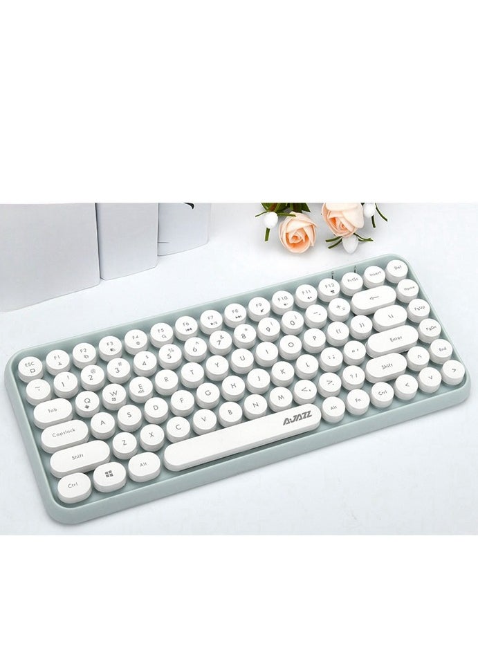 Bluetooth Keyboard - Tablet Laptop Home Office - Punk 84 Key Phone Keyboard