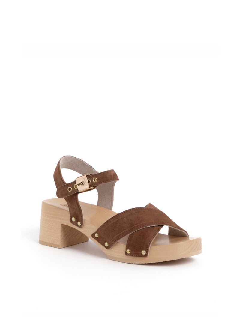 SANDALS COGNAC PESCURA CATE