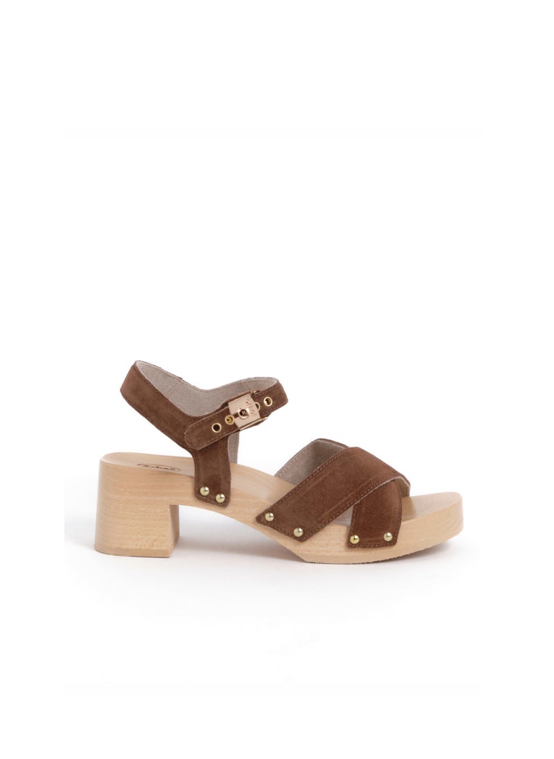 SANDALS COGNAC PESCURA CATE