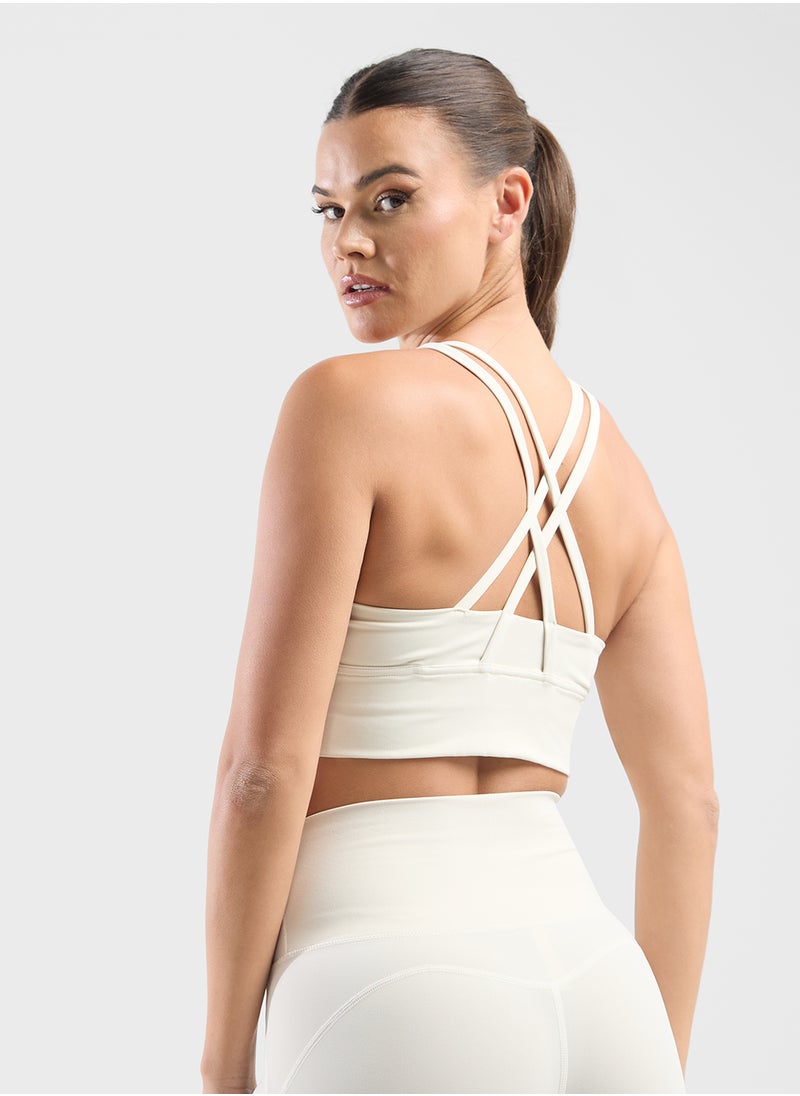 Strappy Medium Support Sports Bra