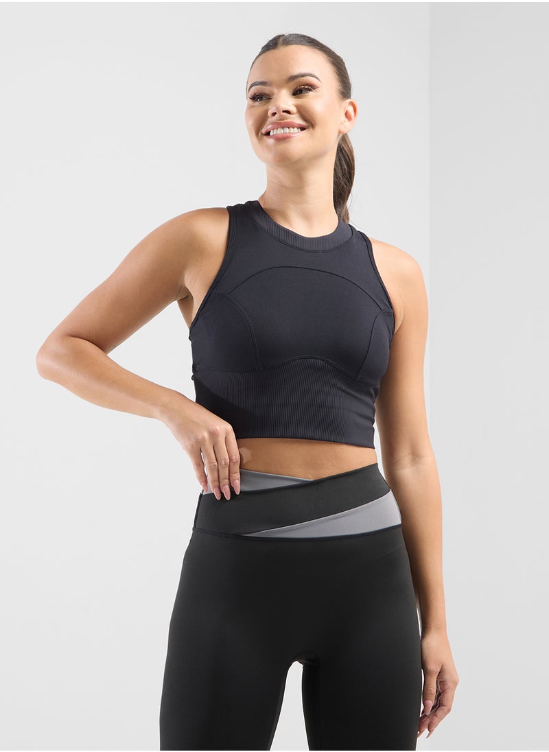 Racer Back Full Coverage Sports Bra