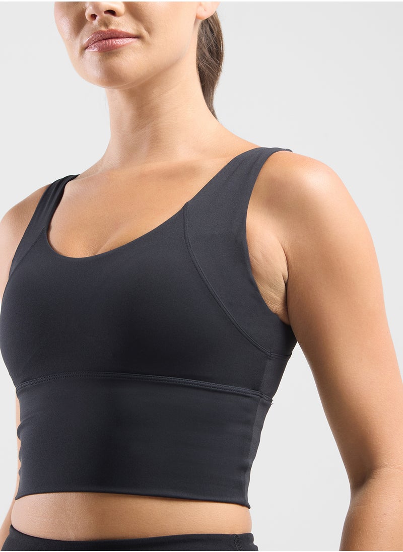 High Support Scoop Neck Sports Bra