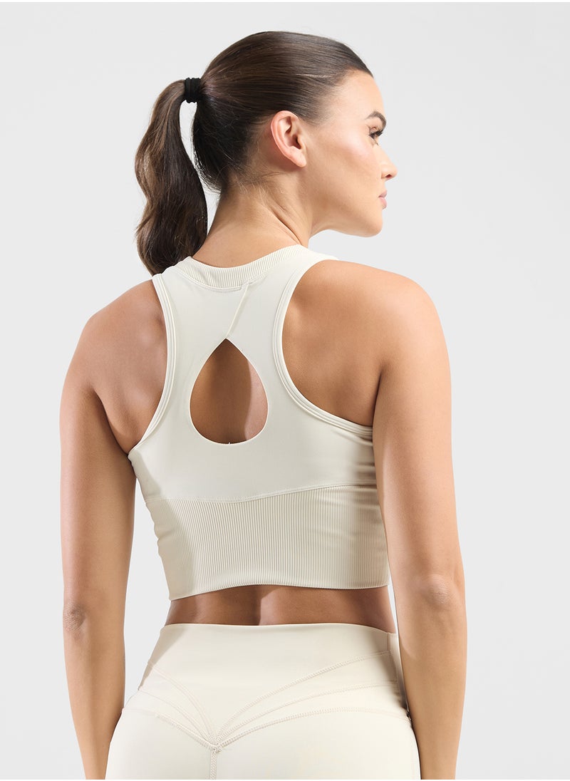 Racer Back Full Coverage Sports Bra