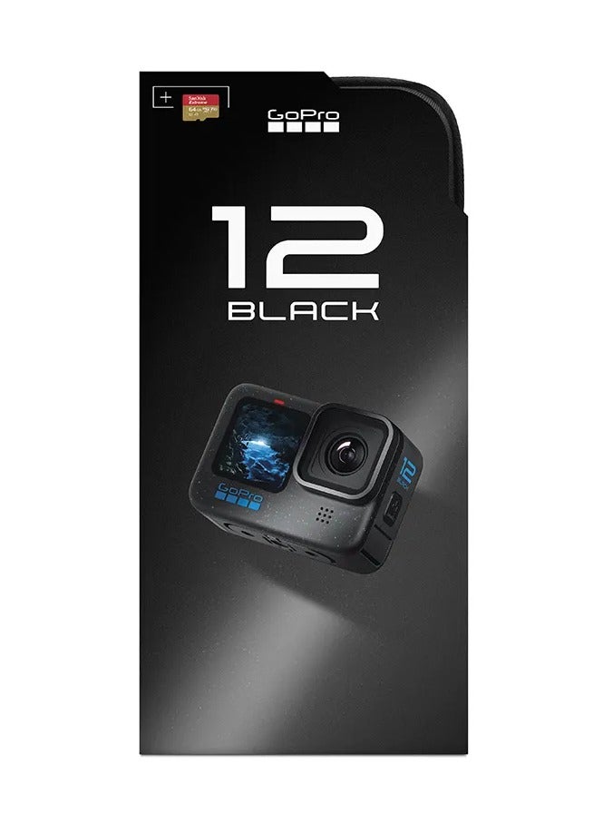 Hero 12 Black Action Camera + CHDSB-121-CN Micro SD Card