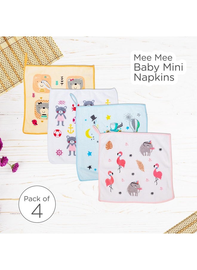 Soft Mini Baby Napkins (Soft Absorbant, Yellow)