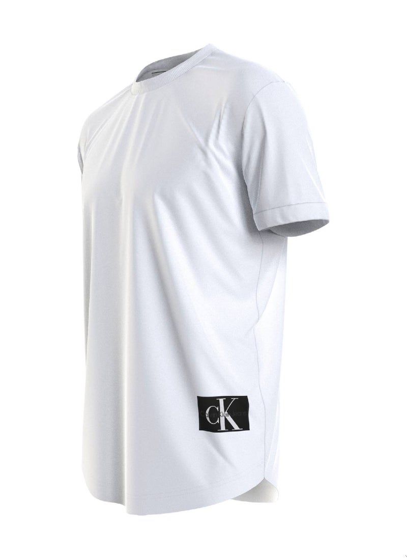 Cotton Turn-Up Sleeve T-Shirt