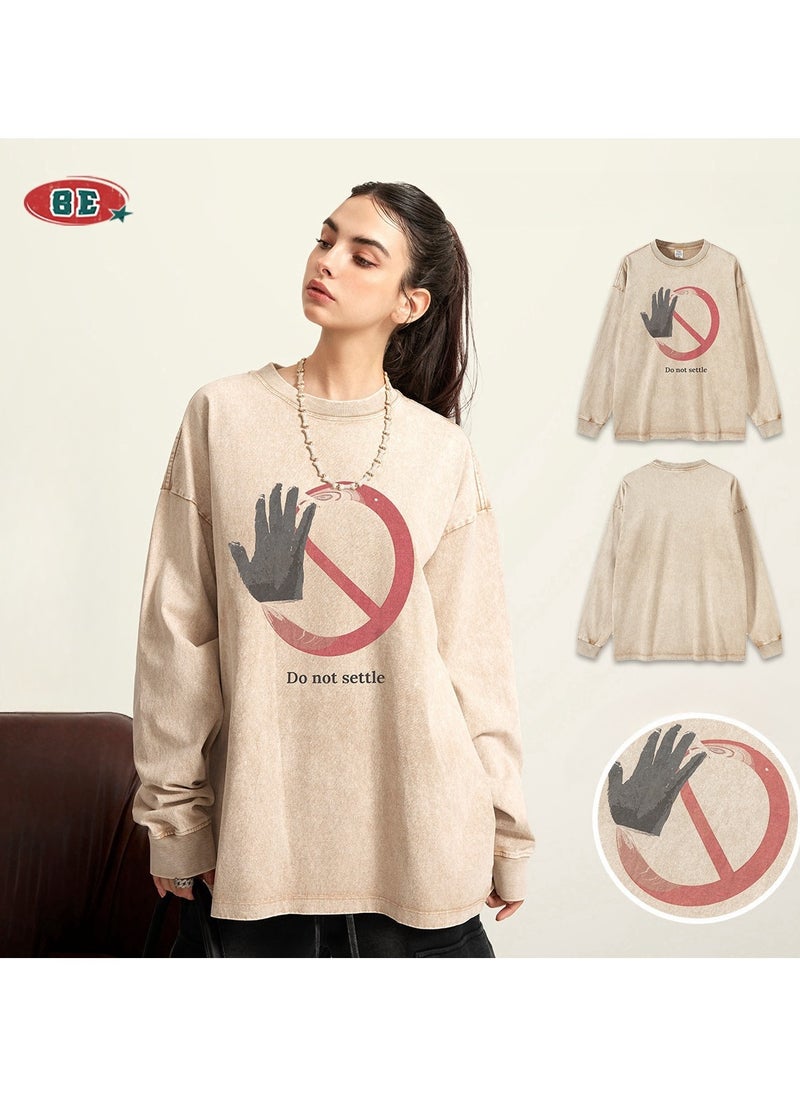 New BE Fashion Printed Long Sleeved T-shirt