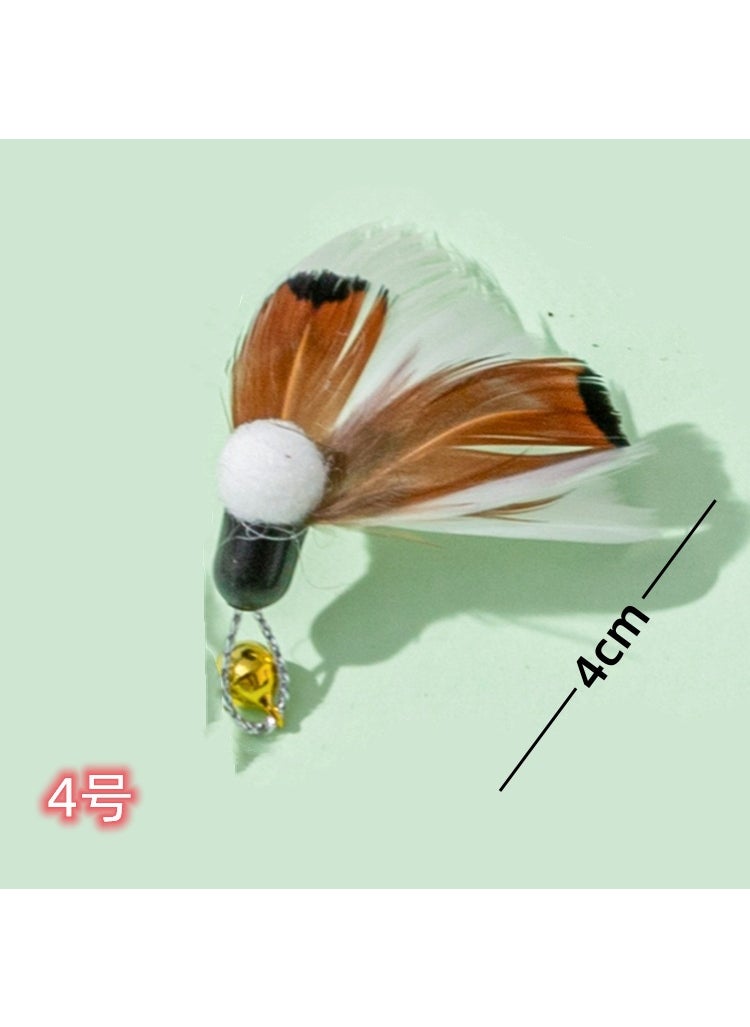 New cat stick simulation insect replacement head small flying insect cat stick pet supplies cat toy manufacturers wholesale