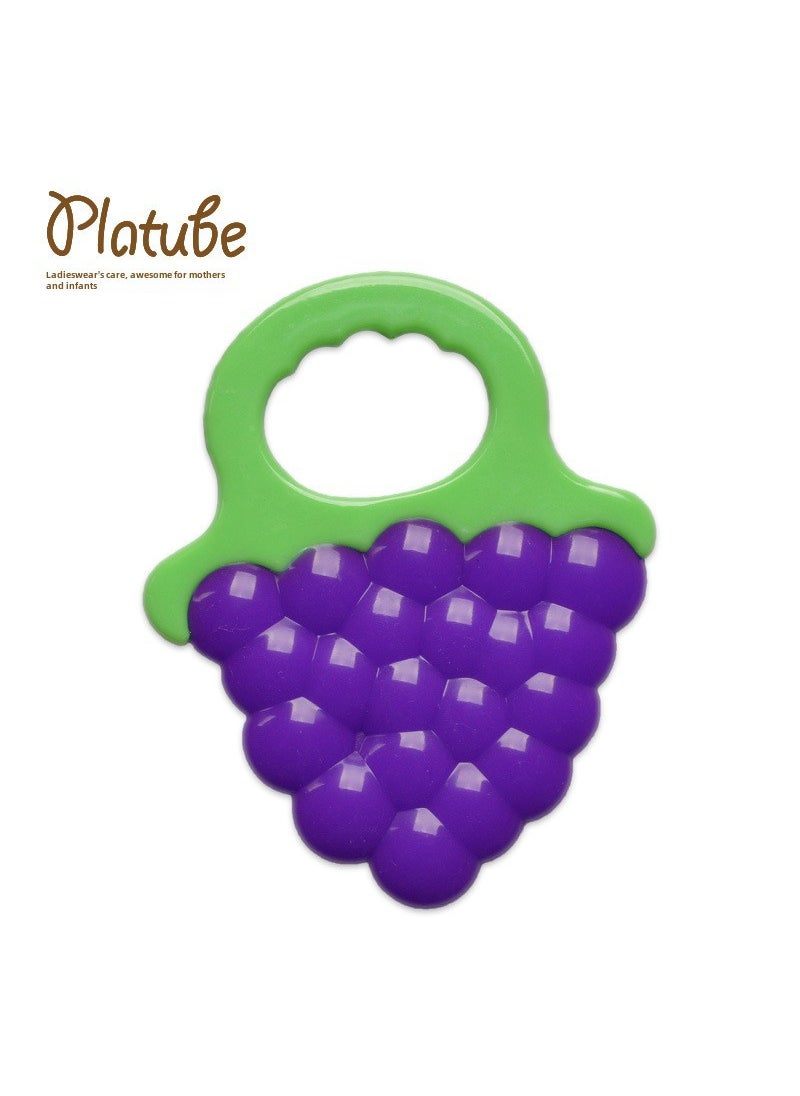 1 x 5 pcs Baby Teether Silicone Chew Toy Grape