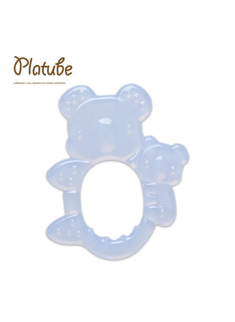 1 x 5 pcs Baby Teether Silicone Chew Toy Little Bear