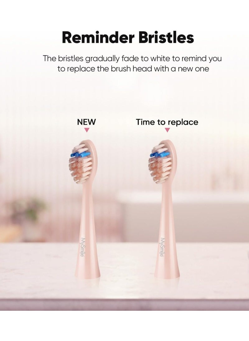 MySmile DY156 Electric Toothbrush for Adults, Rechargeable Sonic Battery Toothbrush Portable with 3 Brush Heads