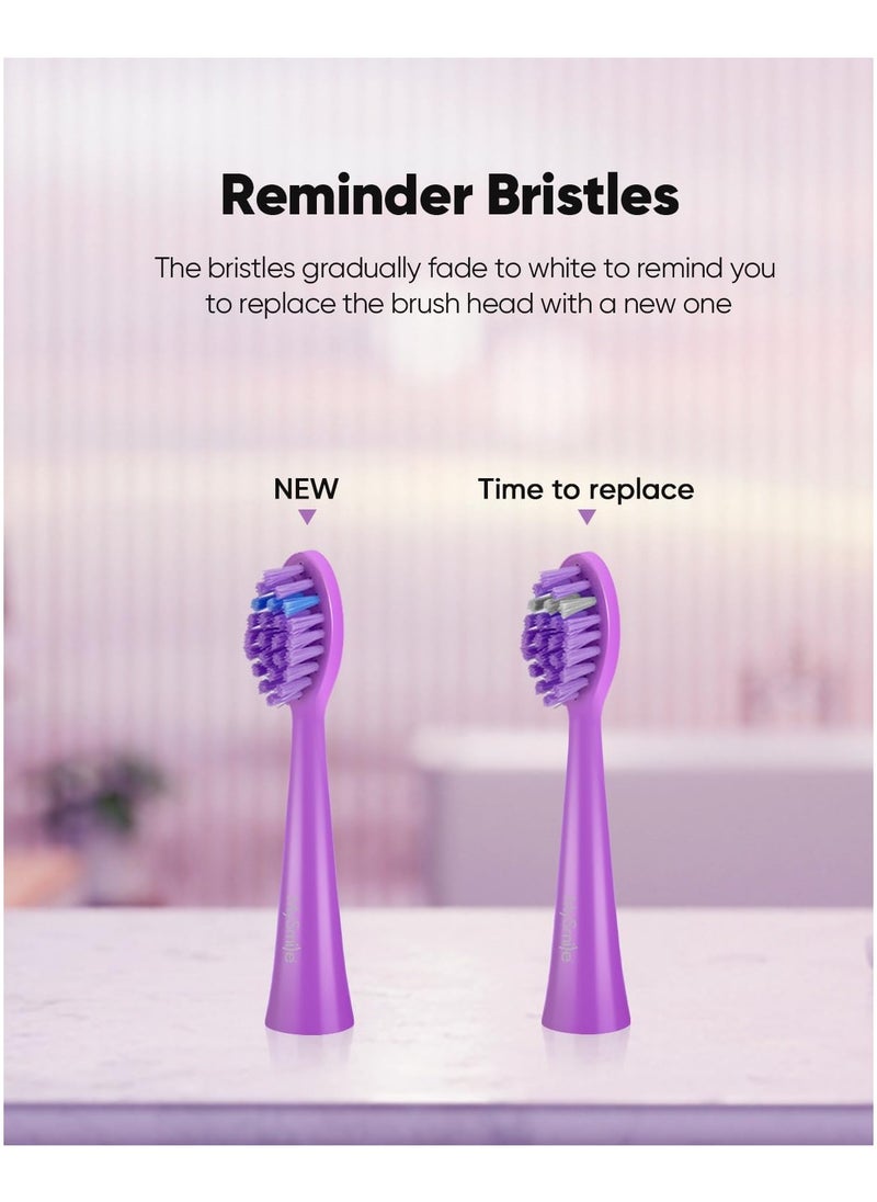 MySmile DY156 Electric Toothbrush for Adults, Rechargeable Sonic Battery Toothbrush Portable with 3 Brush Heads