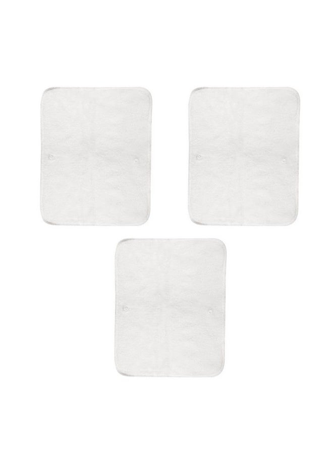 Basic Quick Dry Pads Insert | Diaper Liner For Adjustable Cloth Diaper,Washable & Reusable (Compatible With Basic Diapers) |Freesize Cloth Diaper-Unisex Baby,Pack Of 3