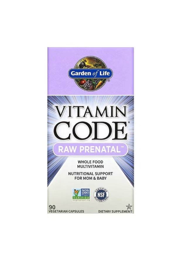 Vitamin Code RAW Prenatal 90 Vegetarian Capsules