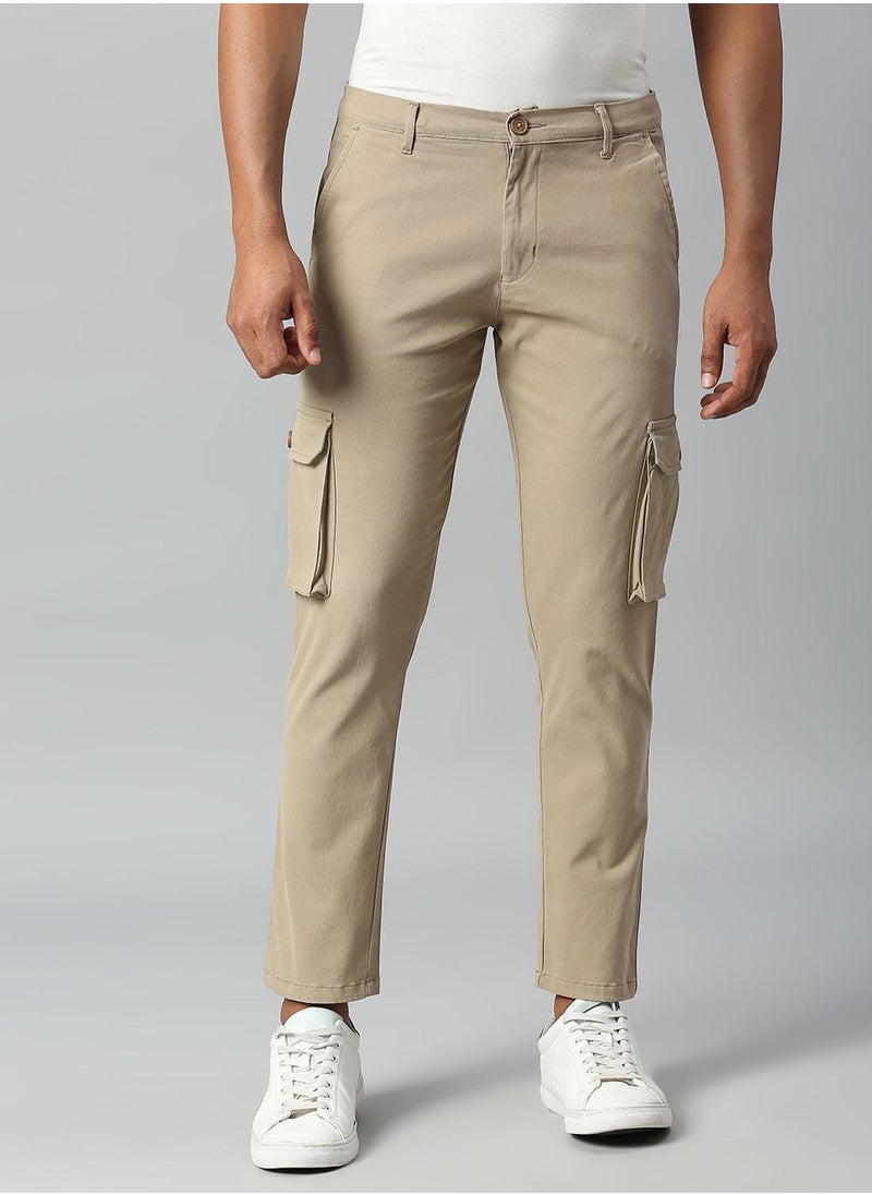 Dennis Lingo Mens Walnut Cargo Trousers