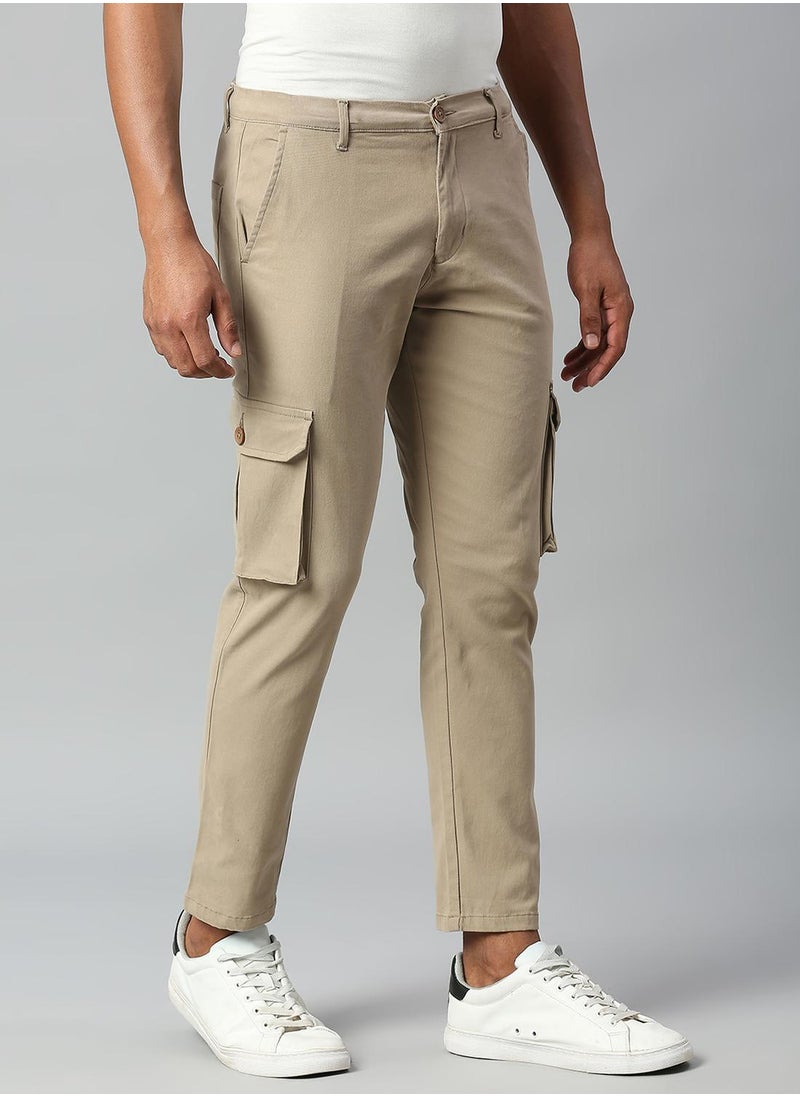 Dennis Lingo Mens Walnut Cargo Trousers