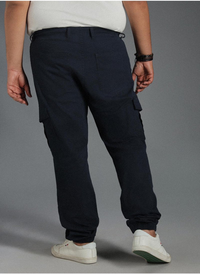 Men Navy Trousers