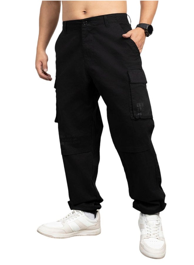 Men Black Trousers