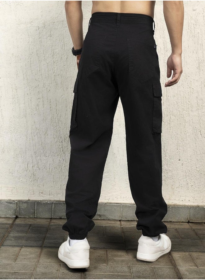 Men Black Trousers