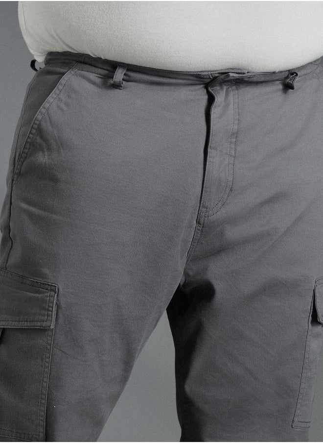 Men Charcoal Trousers