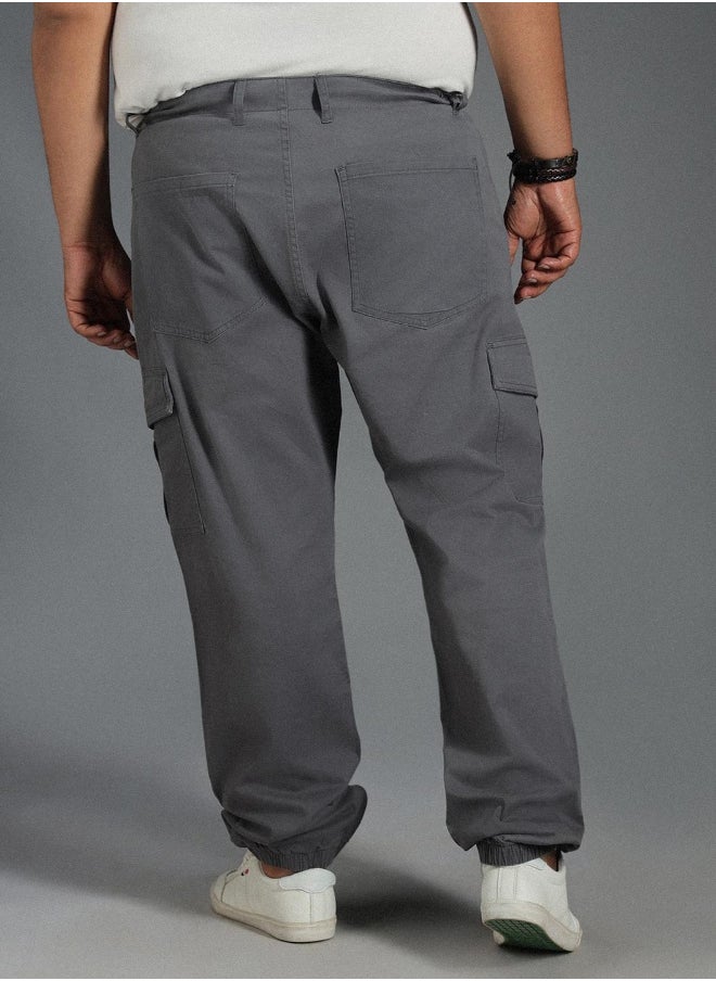 Men Charcoal Trousers