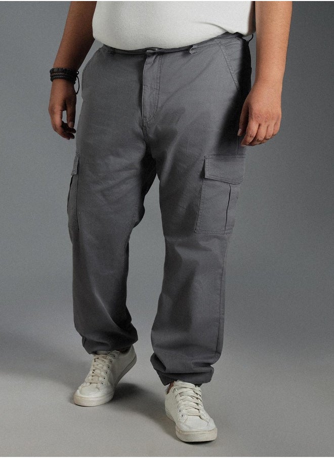 Men Charcoal Trousers