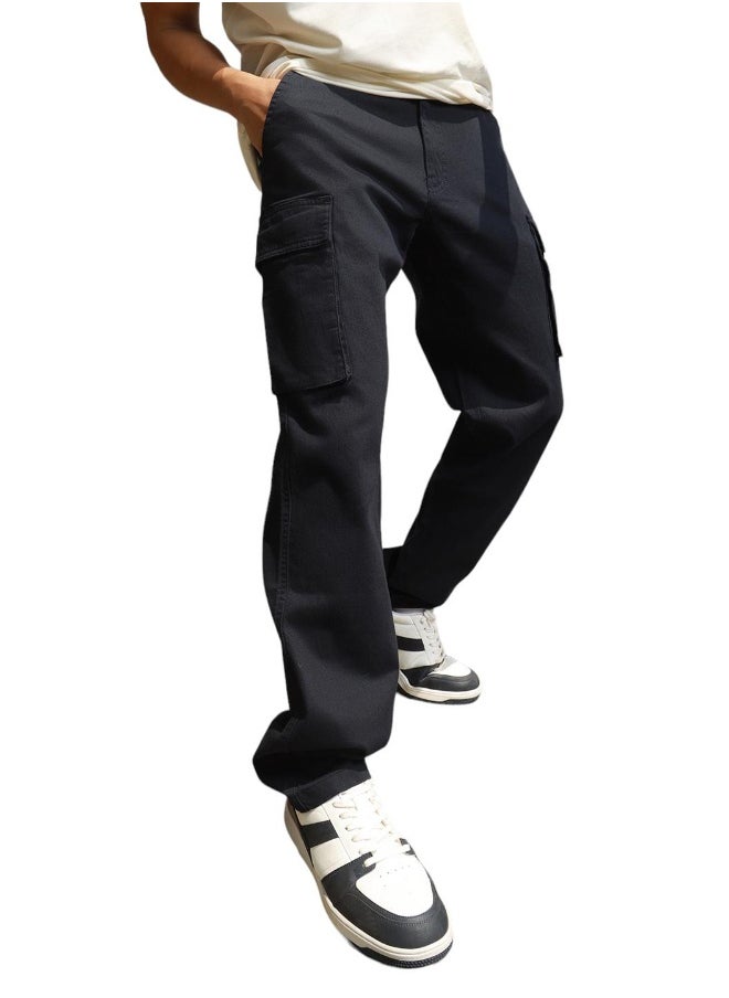 Men Navy Trousers