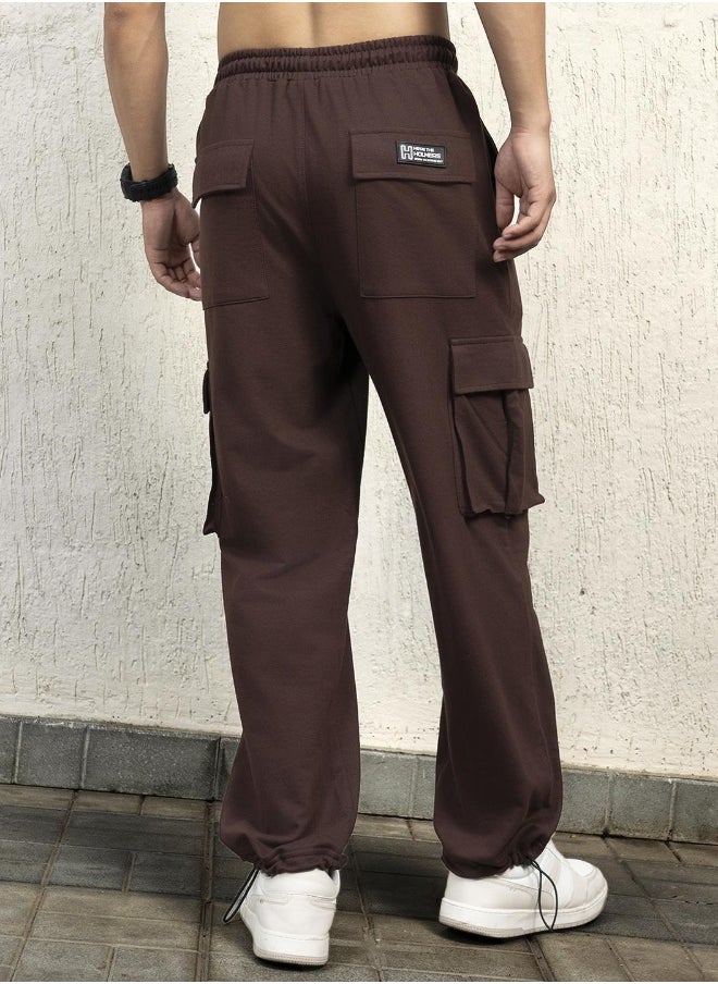 Men Brown Trousers