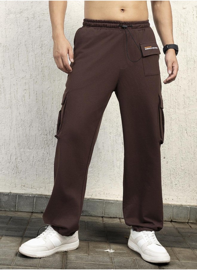 Men Brown Trousers