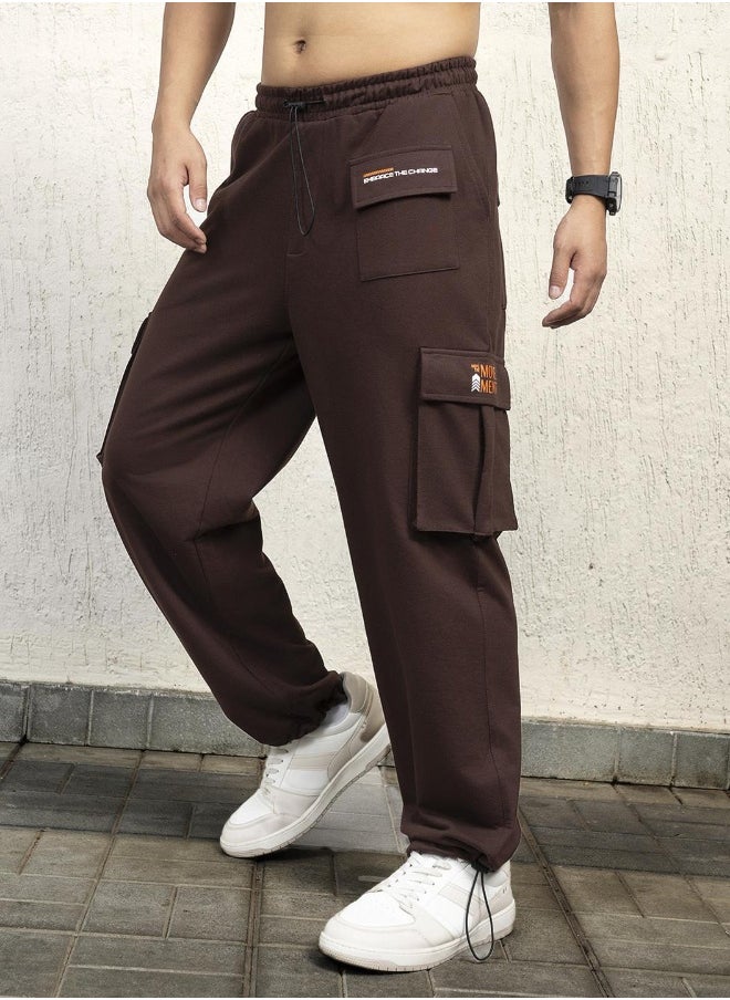 Men Brown Trousers