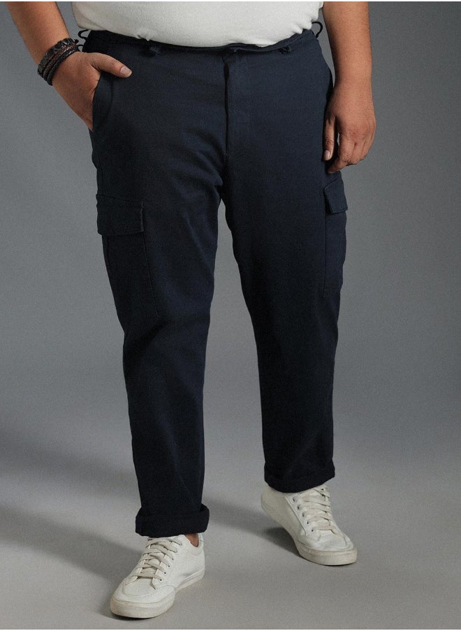 Men Navy Trousers