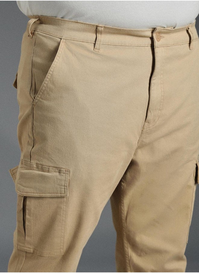 Men Khaki Trousers