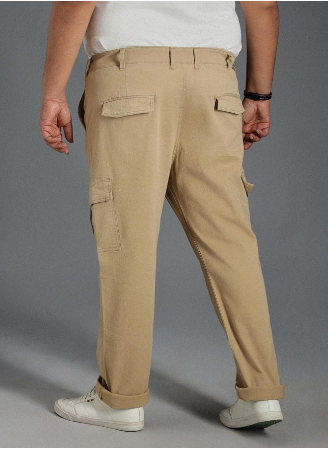 Men Khaki Trousers