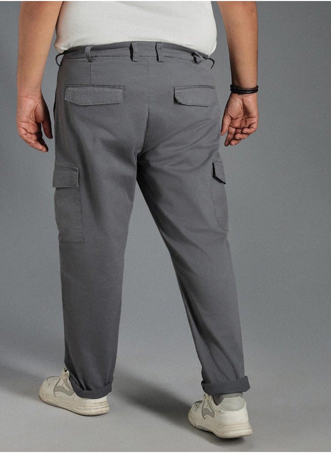 Men Charcoal Trousers