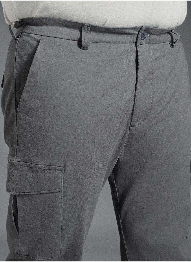 Men Charcoal Trousers