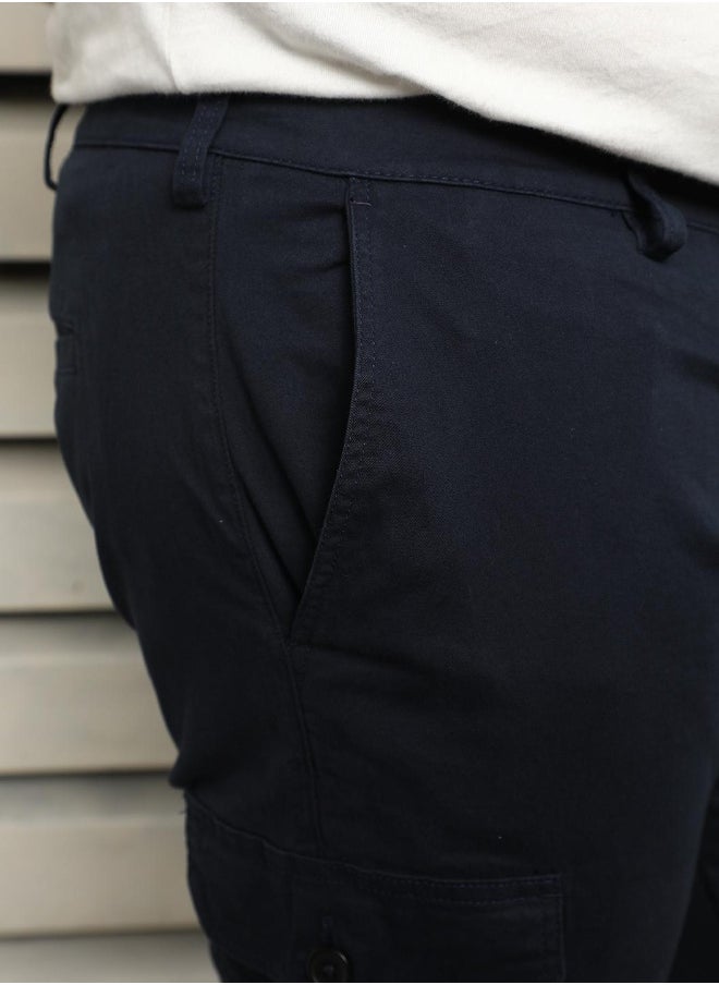 Men Navy Trousers