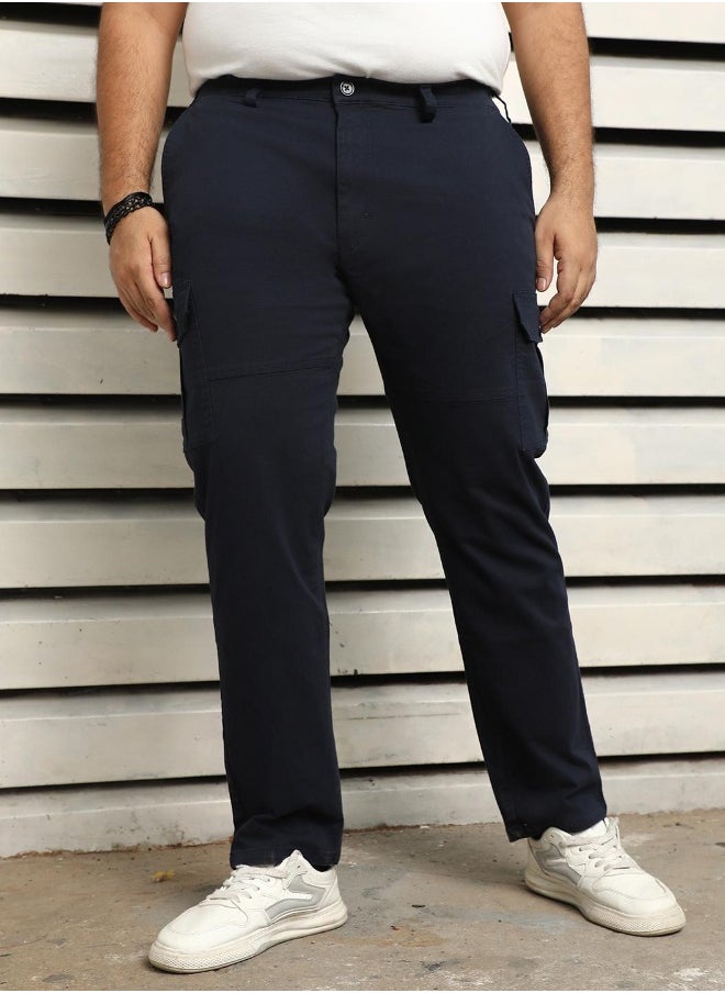 Men Navy Trousers