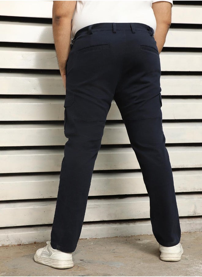 Men Navy Trousers