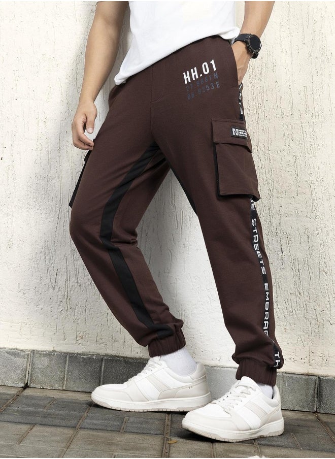 Men Brown Trousers